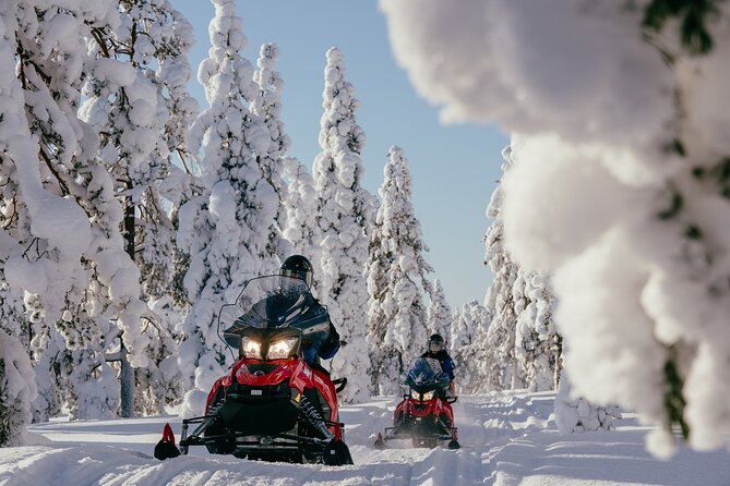 1 Hour Easy Snowmobile Safari in Levi - A gentle first ride through Levi’s winter scenery