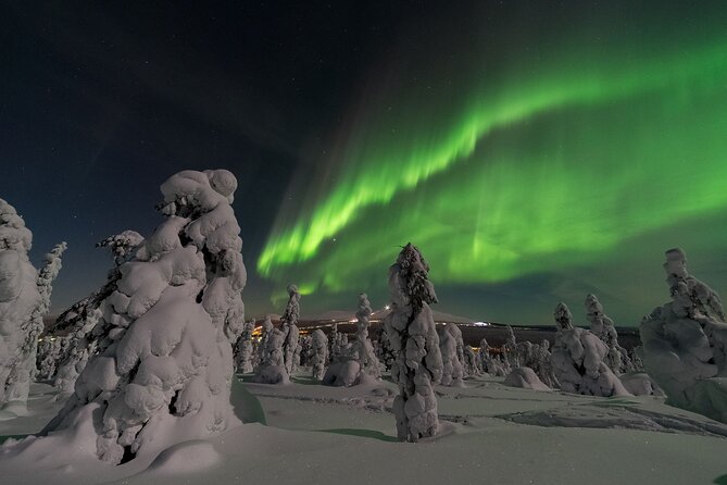 3-h Northern Light Safari by Snowmobiles From Levi - Riding 20 to 30 kilometers through Levi after sunset