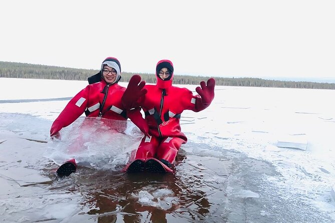 Arctic Day with Ice Fishing and Floating - Three Arctic Activities Packed Into Six and a Half Hours