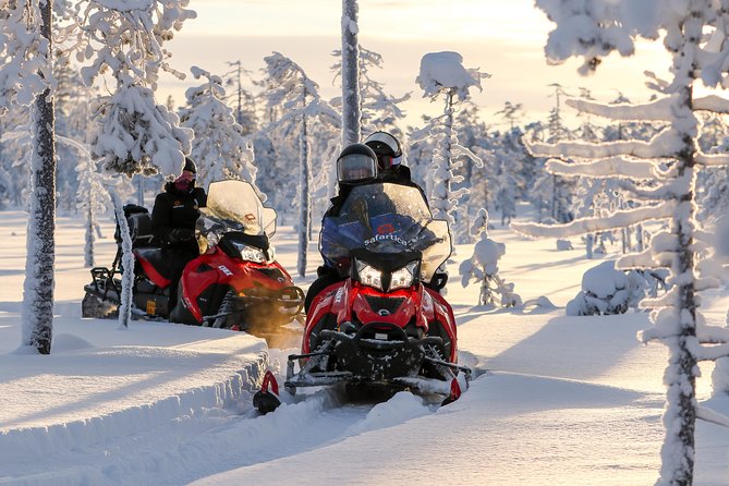 Arctic Delight - Visit to Santa's Village and snowmobiling to reindeer farm - Getting ready for the snowmobile safari