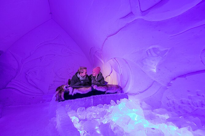 ARCTIC SNOWHOTEL the biggest in Europe - Touring the Ice Rooms With a Guide