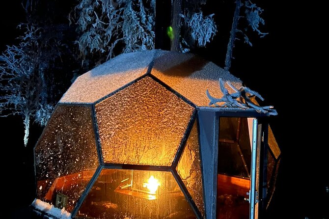 Aurora Borealis Dinner in a Glass Igloo - The biggest risk is getting to Rovaniemi
