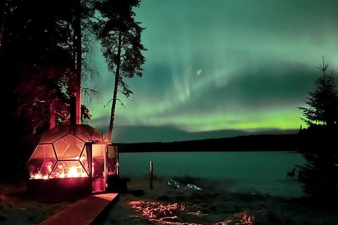 Aurora Borealis Dinner in a Glass Igloo - What the three-hour evening looks like
