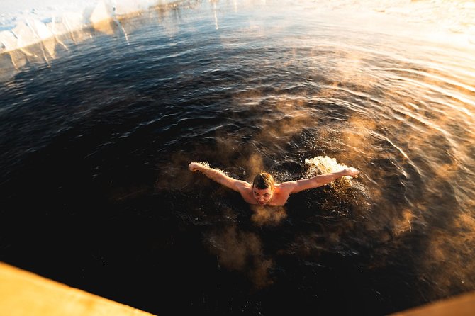 Best Of Lapland: Sauna, Ice swimming, Dinner & Northern Lights - The ice swim is brief, bold, and optional in spirit