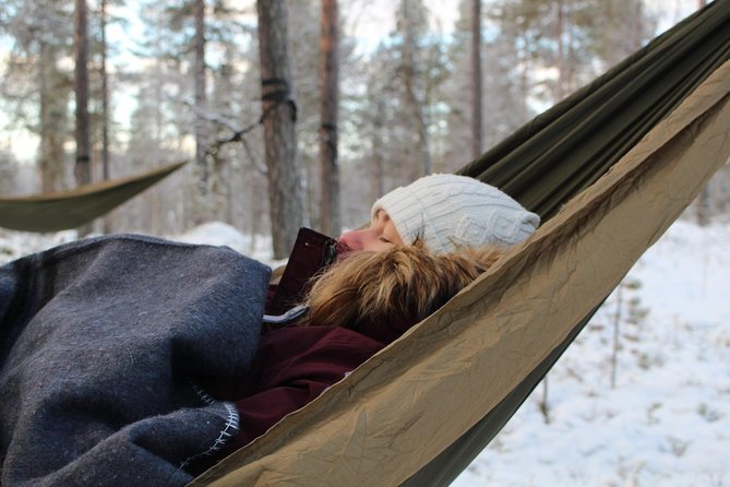 Cocooning in the HaliPuu forest: The ultimate Arctic hammock relaxation - The 500-Meter Walk Into HaliPuu