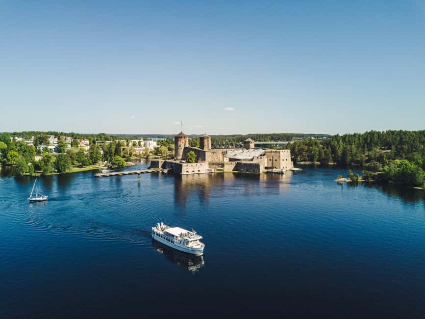 Cruise around Savonlinna archipelago - Olavinlinna seen from the lake