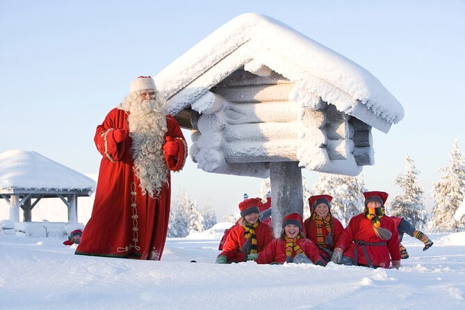 Daytour to Santa Claus Village, Reindeer and Husky Safaris, Photo, and Lunch - Crossing the Arctic Circle in ten minutes
