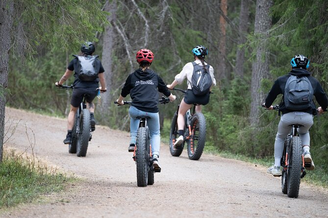 Electric Fatbike Trip to the Reindeer Farm - Learning to handle the electric fatbike