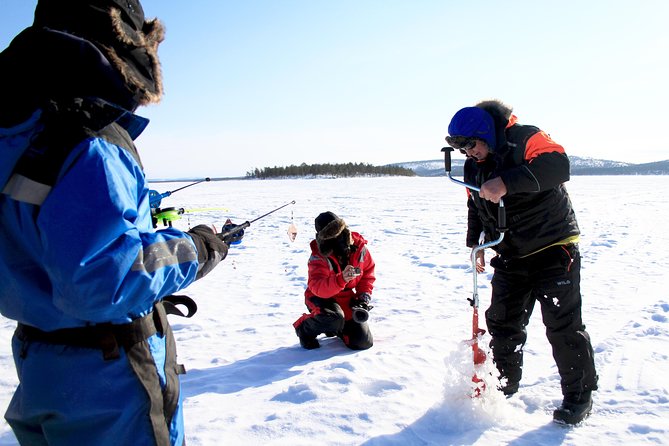 From Ivalo: Ice Fishing Safari to Lake Inari, reindeers & lunch - Starting at Ivalo Safaris at 10:00