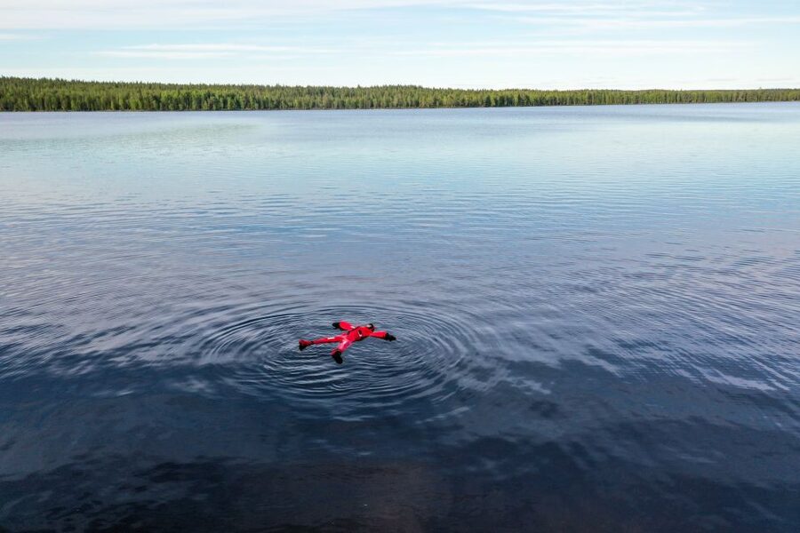 From Rovaniemi: Midnight Sun Forest Lake Float - What $152 buys you