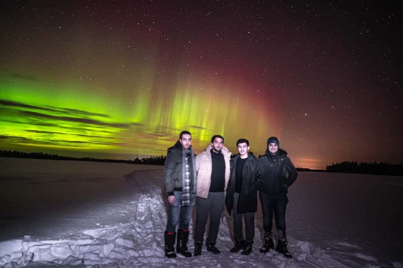 From Rovaniemi: Short Aurora Borealis Photography Expedition - A memorable frozen-lake possibility