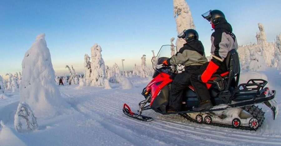 From Sirkka: Lapland Snowmobile Safari in Levi - Leaving Sirkka for the snowy trail