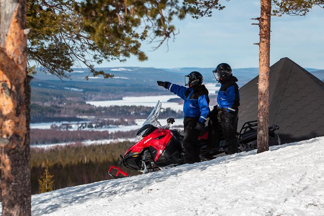 Full Day Snowmobile Safari into the Lappish Wilderness in Rovaniemi - A proper forest lunch by the campfire