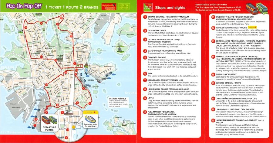 Helsinki: 48-Hour Bus & Boat Combo Tour - What the audio guides add