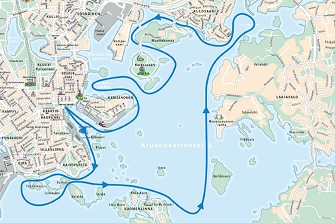 Helsinki City Highlights Cruise - Suomenlinna seen from the sea