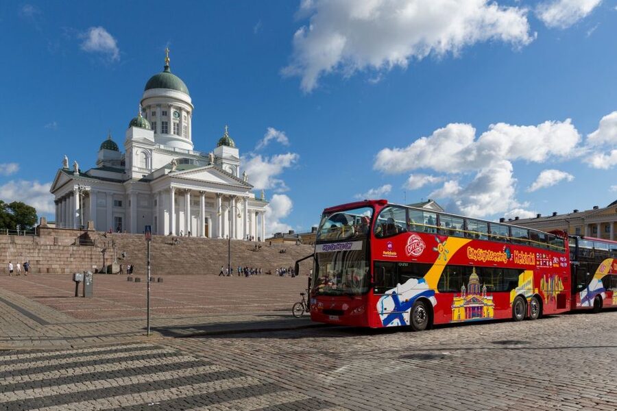 Helsinki: City Sightseeing Hop-On Hop-Off Bus Tour - Sibelius Monument and the Olympic Stadium