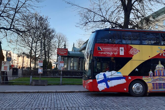 Helsinki Panorama Sightseeing Audio-Guided Bus Tour - Market Square, Old Market Hall, and the southern waterfront