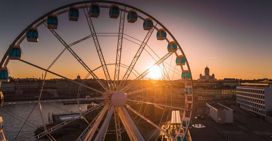 Helsinki: SkyWheel Helsinki Entry Ticket - What you can see from 40 meters
