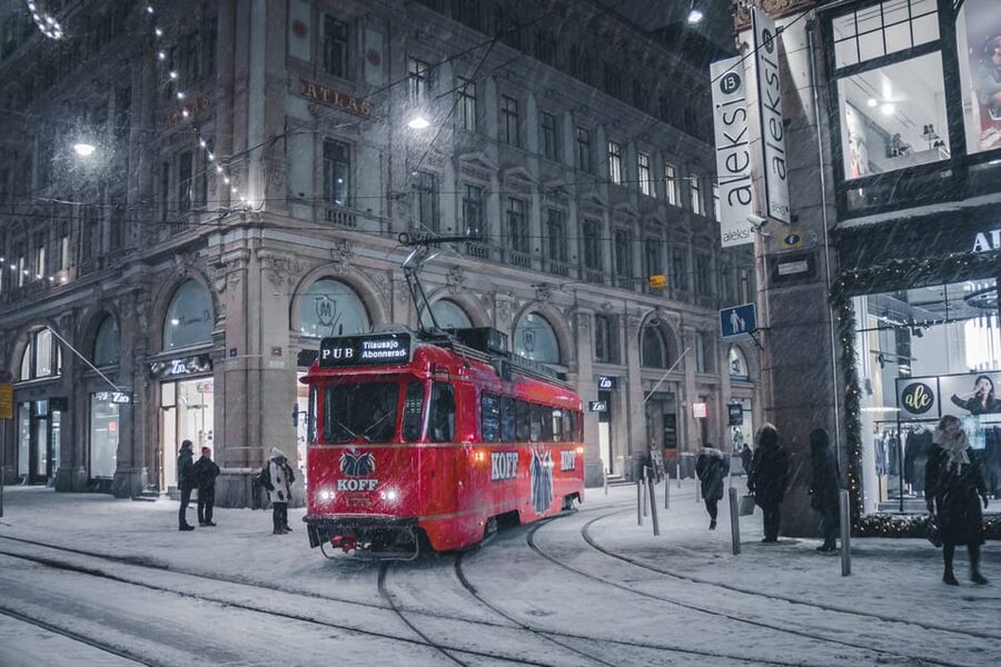 Helsinki: Tram Tour - Iso Roobertinkatu and St. John’s Church