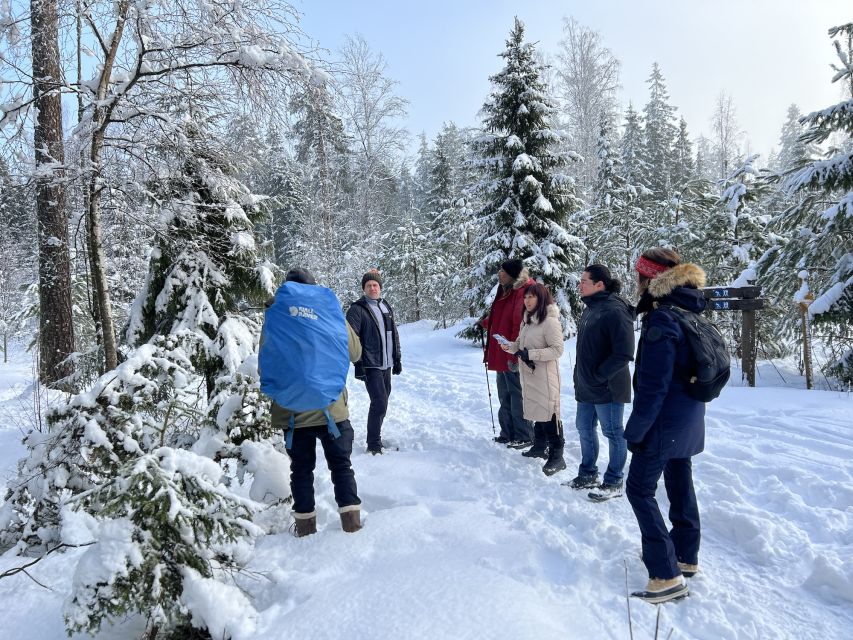 Helsinki: Winter Wonderland Liesjärvi National Park Hike - A traditional hut, wood fire, and Finnish lunch