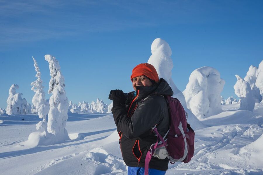 Hiking in Riisitunturi National Park with Photographer - Campfire lunch with a wide Arctic view