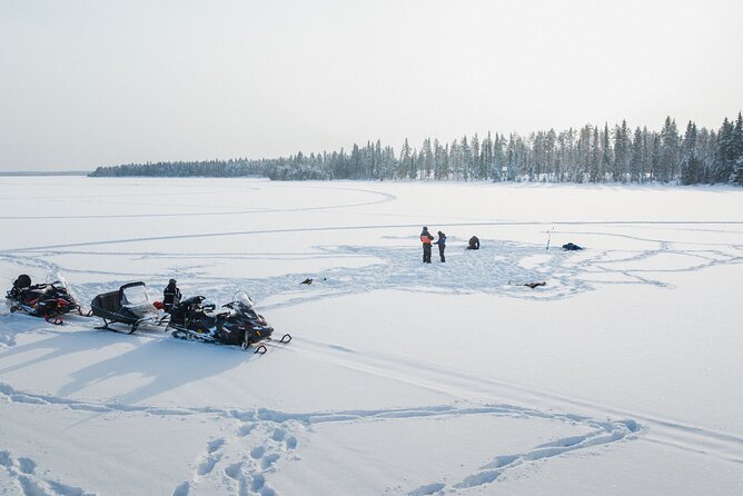 Ice Fishing and Snowmobile Safari Combo in Lapland - Getting dressed for the Arctic