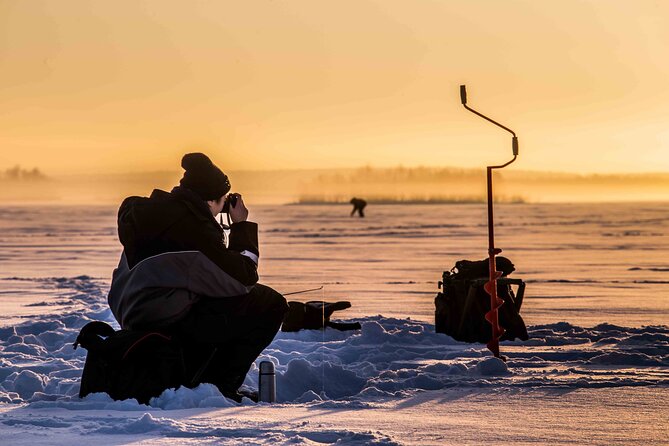 Ice Fishing on a Frozen Lake in Levi - Key points before you book