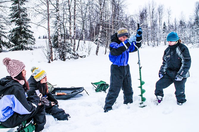 Ice Fishing Trip in Rovaniemi - The Campfire Break and Simple Food