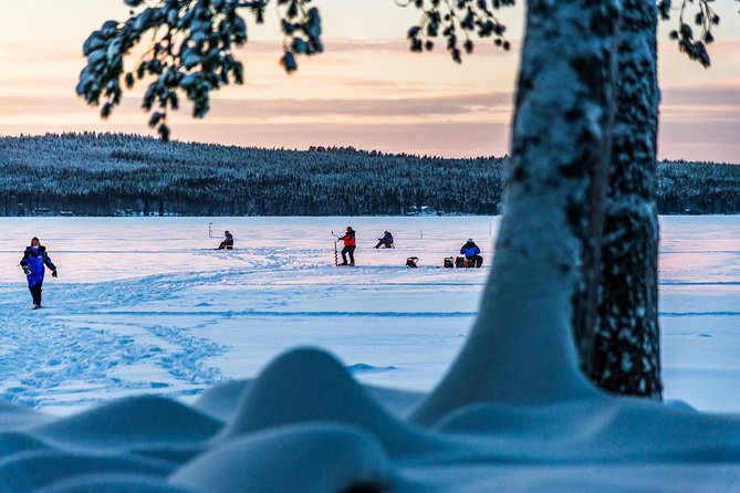 Ice Fishing Trip in Rovaniemi - Learning to Move Safely on Ice