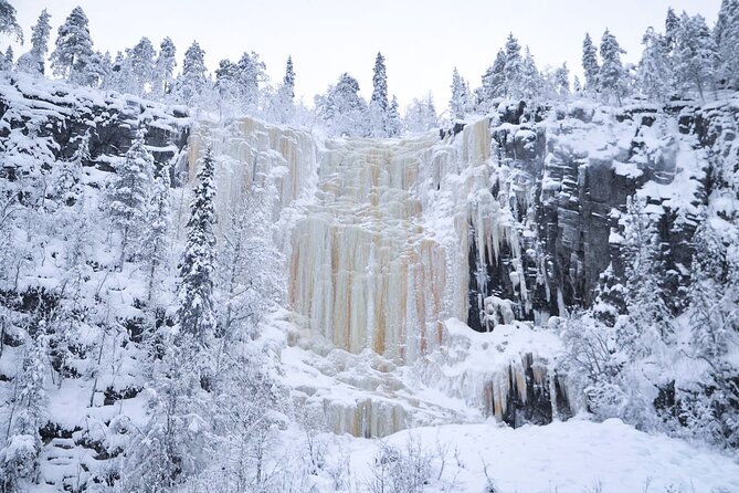 Korouoma Canyon Frozen Waterfalls - Getting ready in winter clothing and boots