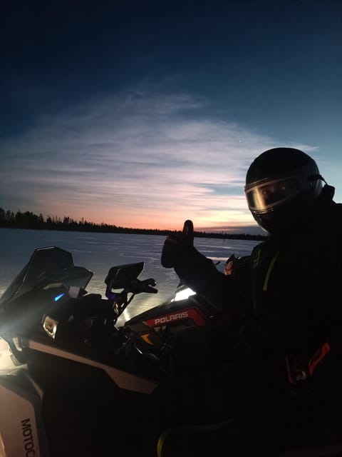 Lapland: Private Snowmobile Safari with arctic Local Guide - Choosing a daytime or evening departure
