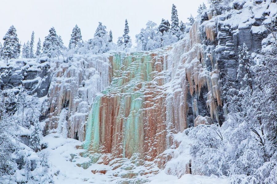 Lapland: The Frozen Waterfalls of Korouoma Tour - Snowshoes are not listed, but ice grippers matter