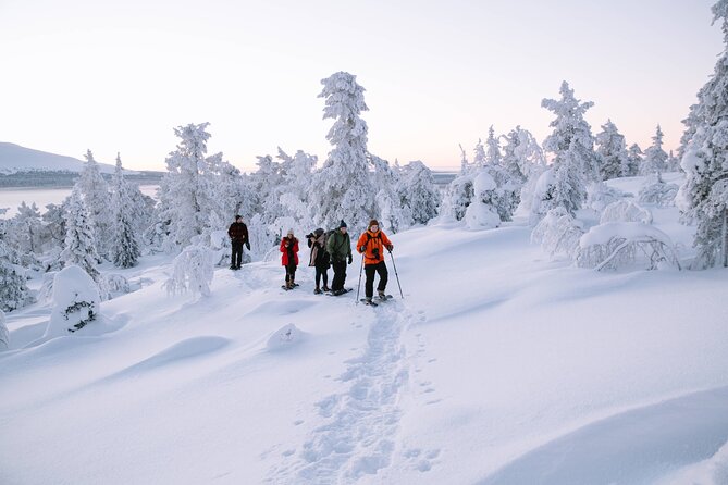 Lapland Winter Experience - Learning to walk on powder with snowshoes