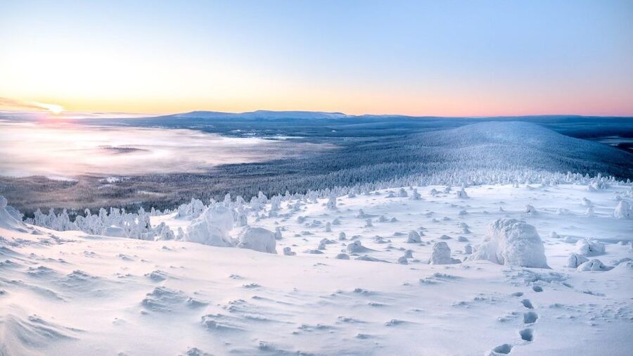 Levi: 4 Hour Snowmobile Safari to the Fells in Levi - The second 105-minute ride back to Levi