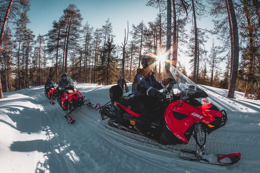 Levi: Easy Snowmobile Safari into the Nature - The real cost at $144 per person