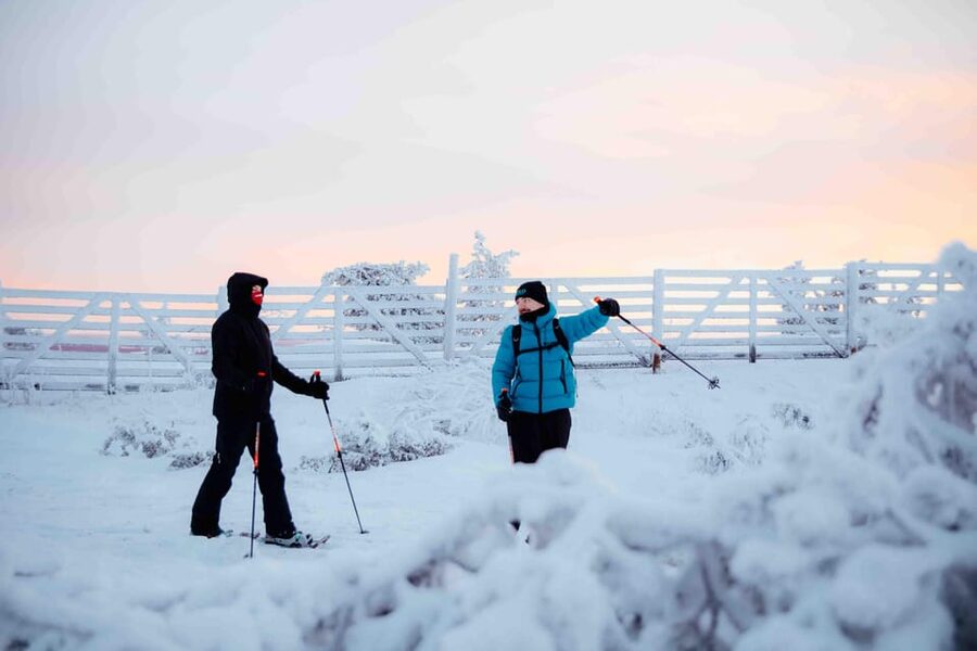 Levi: Guided Snowshoeing Adventure - Into the forests, frozen lakes, and hills