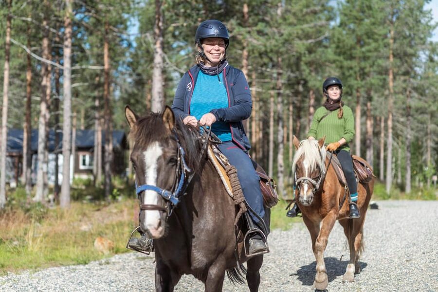 Levi: Horse Riding in the Finnish Forest - Why a Finn horse is a good match for beginners