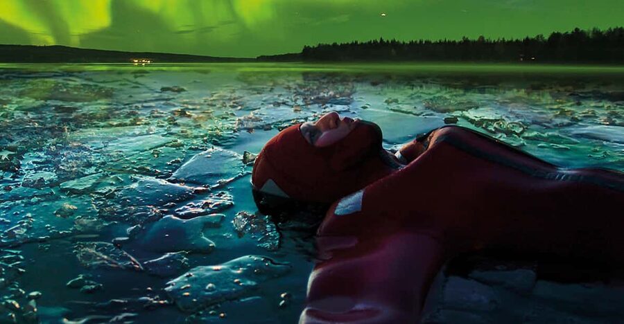 Levi: Ice Floating and Northern Lights Tour - Leaving Levi for a dark Arctic lake