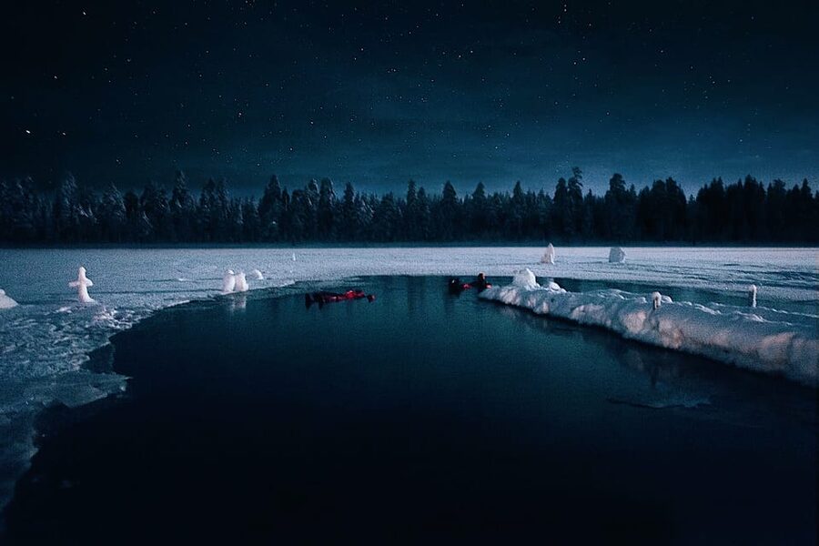 Levi: Ice Floating and Northern Lights Tour - Stars, silence, and the Northern Lights
