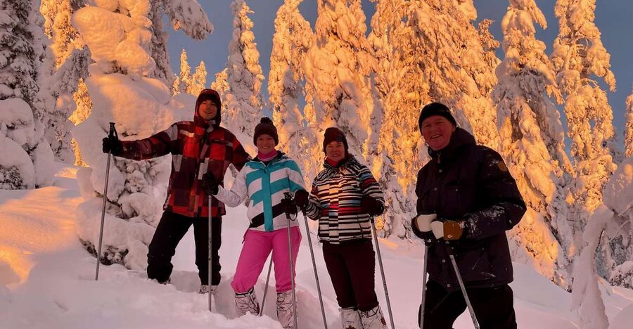 Levi: Lakeside forest snowshoeing - What is included, and what is not