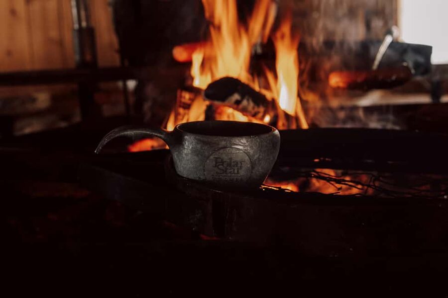 Levi Lapland: Arctic Ice-Fishing - Warm up beside the campfire