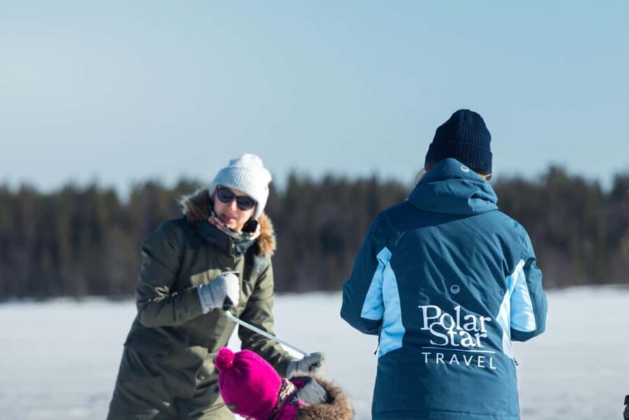 Levi Lapland: Arctic Ice-Fishing - Who will enjoy this most?