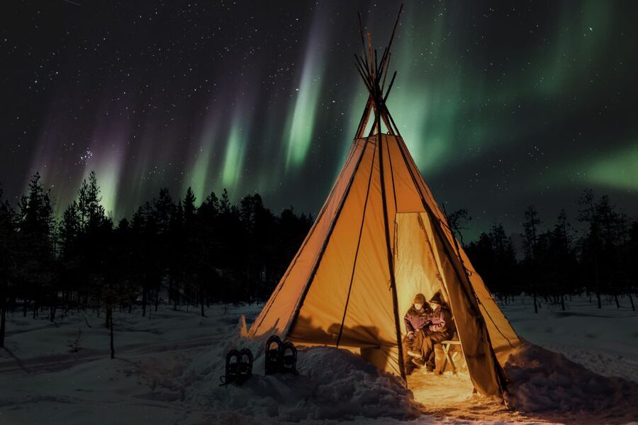 Levi: Northern Lights Campfire - How the Northern Lights part really works