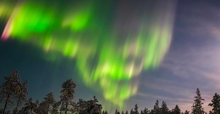 Levi: Northern Lights Hunting Photo Tour - The bus ride across Lapland