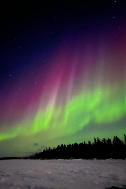 Levi: Northern Lights in Peace and Privacy - by Private Lake - Leaving Levi for the northern wilderness