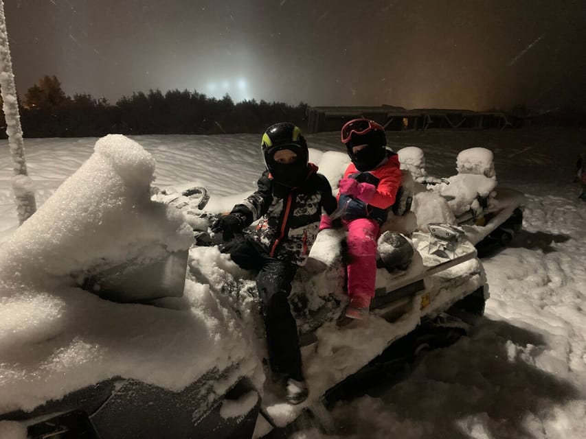 Levi: Northern Lights Snowmobile Safari and Campfire Picnic - Family Arrangements and Passenger Rules