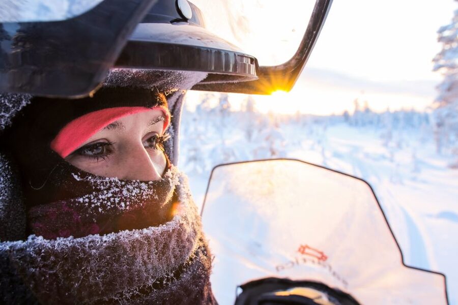 Levi: Snowmobile Safari for Adults - Forest tracks, open lakes, and cold air