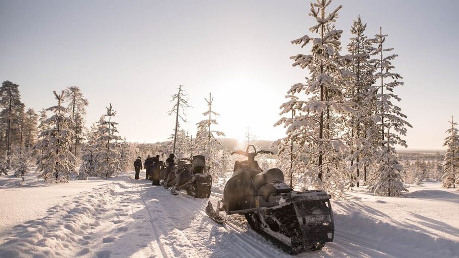 Levi: Snowmobile Safari to the Levi Nature - What the 105-minute ride feels like