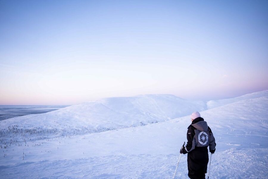 Levi: Snowshoe Adventure in the Wilderness - Making your own trail through untouched snow