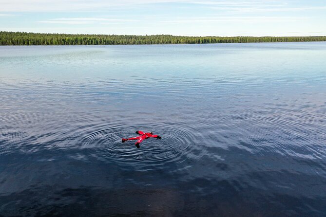 Midnight Sun Floating Experience in Forest Lake - From Rovaniemi pickup to the forest lake